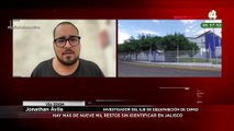 Jonathan Ávila habla sobre los más de nueve mil restos sin identificar en Jalisco.