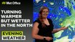 05/10/23 – Feeling warmer. More rain in the north – Evening Weather Forecast UK – Met Office Weather