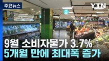 9월 소비자물가 3.7%↑...5달 만에 최대폭 증가 / YTN