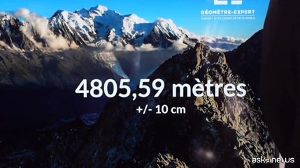 Il Monte Bianco misura 2,22 metri in meno di due anni fa
