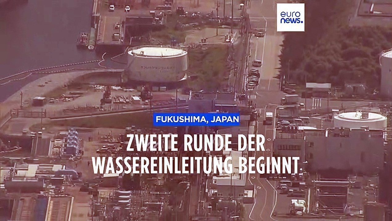 Japan: Tepco leitet zweite Runde verseuchtes Wasser ins Meer
