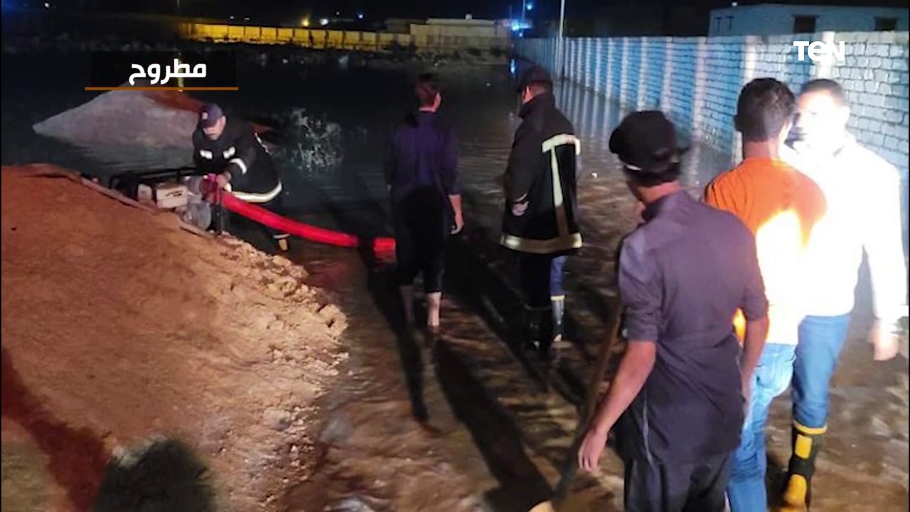 جهود أجهزة الوزارة لمواجهة ظروف الطقس السيئ فى محافظتى الإسكندرية ومطروح