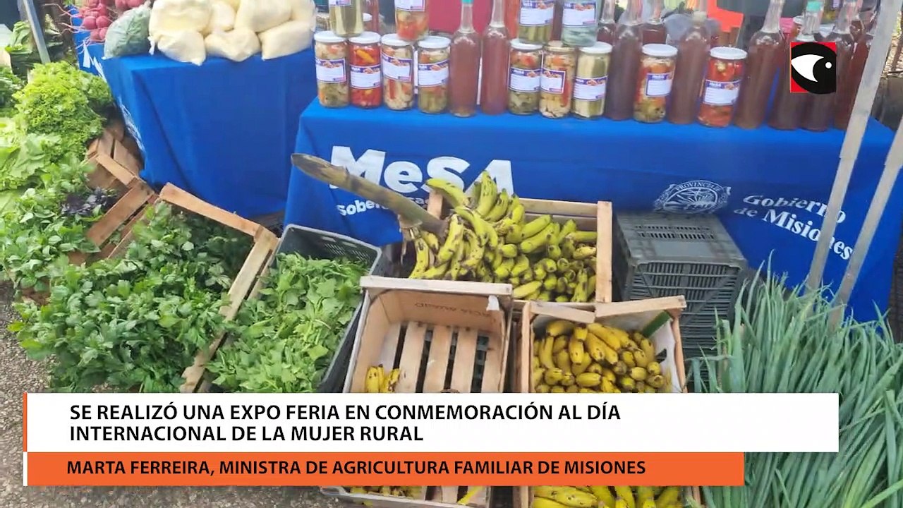 Misiones  Se realizó una Expo Feria en conmemoración al Día Internacional de la Mujer Rural-