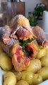 PINTADE RÔTI  #pintade #volaille #chicken #roast #roastedchicken #pdt #patate #potatoes #recette #recipe #recipes