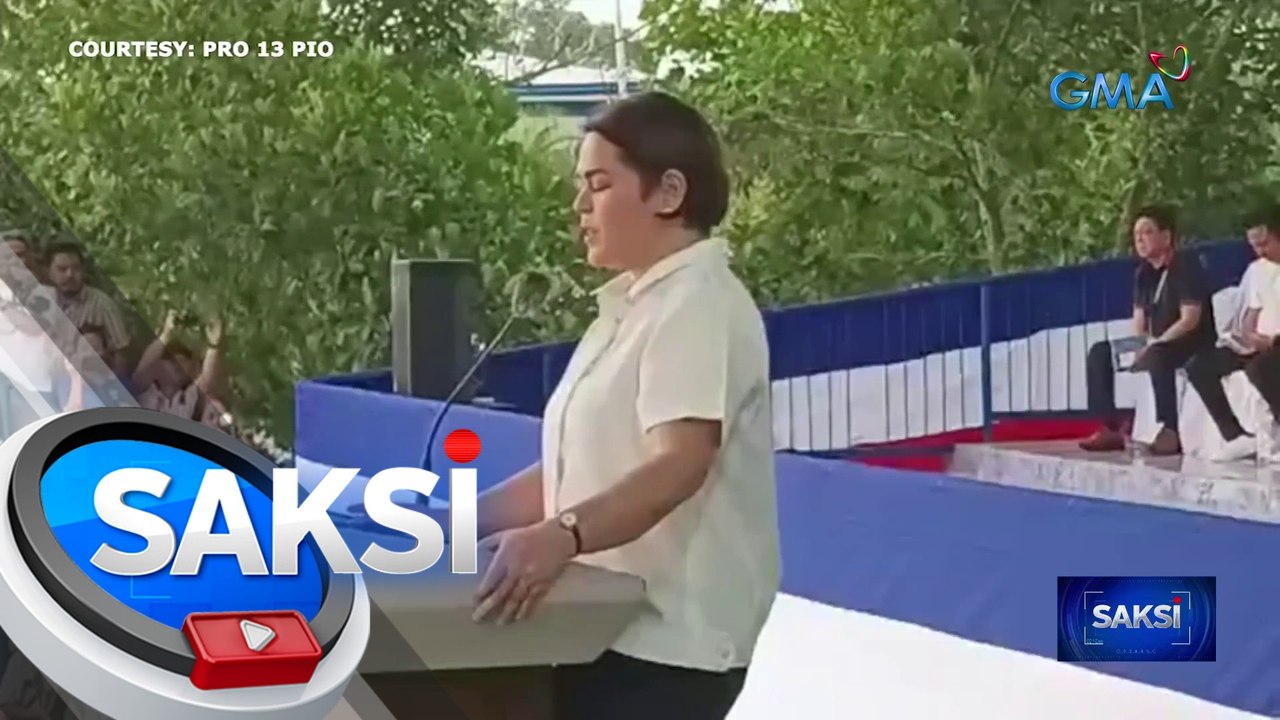 Kung sino man ang kontra sa confi funds ay kontra sa kapayapaan; ang kontra sa kapayapaan ay kalaban ng bayan — VP Sara Duterte | Saksi