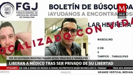 Liberan a médico tras ser privado de su libertad en Veracruz