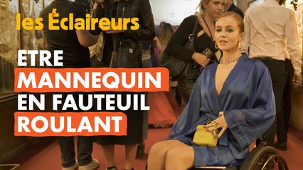 Mannequin en fauteuil roulant : elle fait sa première fashion week