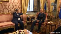 Il presidente del Senato La Russa ha ricevuto l'astronauta Esa Luca Parmitano