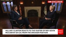 Hillary Clinton Reacts To Ouster Of Kevin McCarthy From Speaker Role, Democrats Voting Against Him