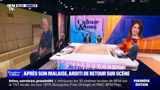 Reportage sur la reprise de Pierre Arditi pour la pièce Lapin aux côtés de Muriel Robin, après son malaise