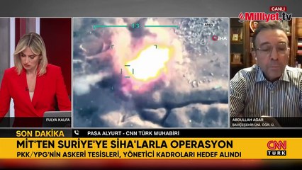 MİT'ten Suriye'ye SİHA'larla operasyon! PKK/YPG'ye ait tesis, mühimmat depoları imha edildi