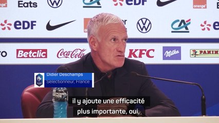 Deschamps : "Si Dembélé parvenait à concrétiser avec des buts..."