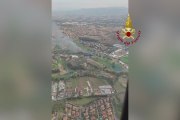 Incendio Roma oggi, il video dall'elicottero