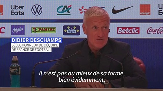 Football: Mbappé pas au mieux de sa forme , admet Deschamps