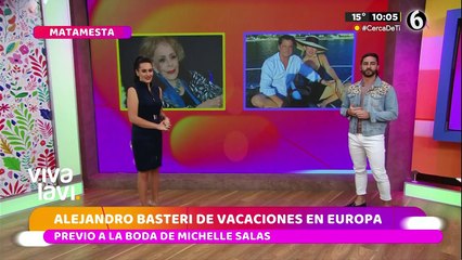 Alejandro Basteri es captado en Europa previo a la boda de Michelle Salas