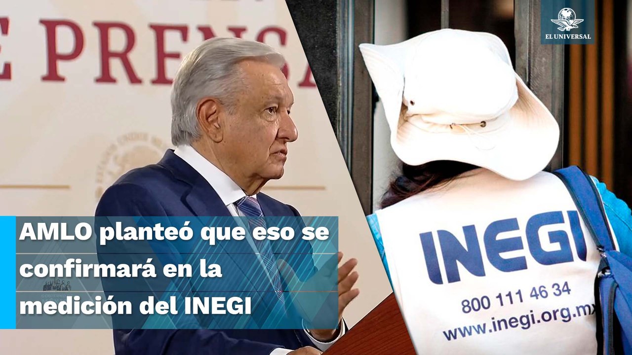 Pobreza y desigualdad en México disminuirán en 10% al final de su sexenio, estima AMLO
