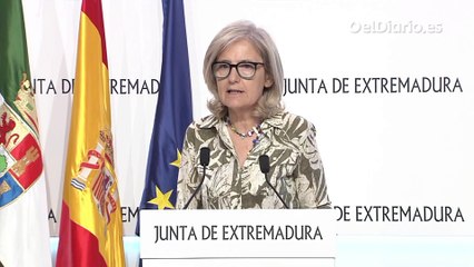 La Portavoz de la Junta de Extremadura anuncia la dimisión de la única Consejera de Vox