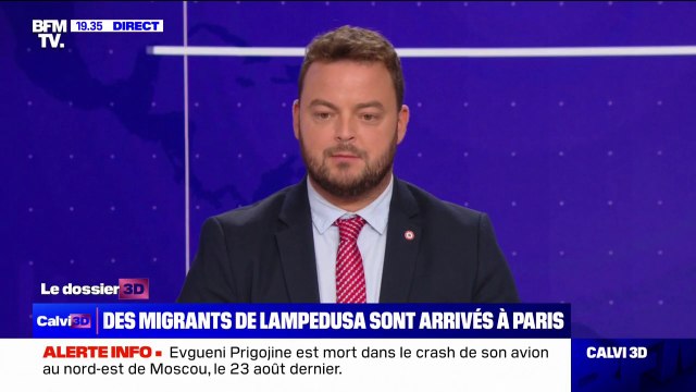 Migrants de Lampedusa à Paris: L'Union Européenne ne fonctionne pas en termes d'immigration, on ne contrôle pas nos frontières , pour Kévin Mauvieux (RN)