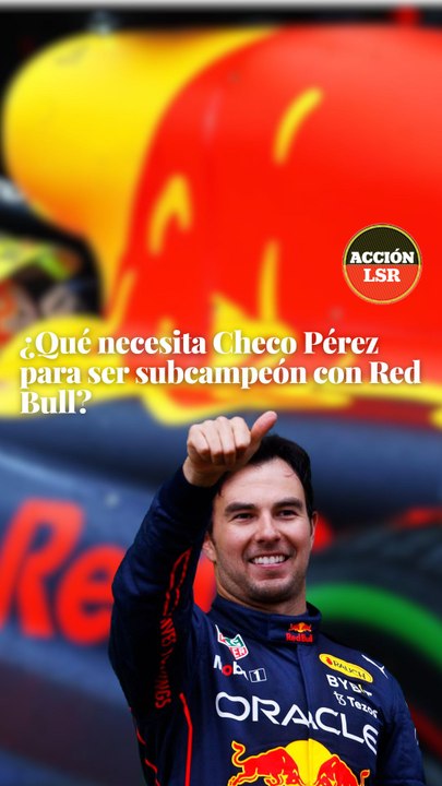 ¿Qué necesita #checoperez para ser subcampeón con #redbull ?