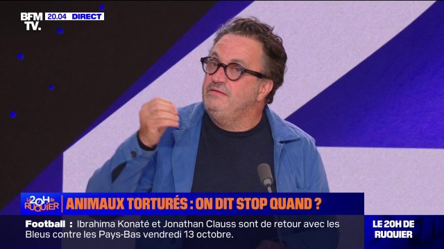 Maltraitance animale dans les élevages: La protéine animale tous les jours, c'est une catastrophe , estime Yves Camdeborde (chef cuisinier du restaurant L’Avant Comptoir de la Terre)