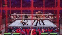 WWE Steel Cage Goldberg & John Cena vs Ariya Daivari & Cameron Grimes