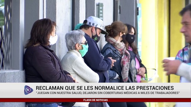 RECLAMAN QUE SE LES NORMALICE LAS PRESTACIONES