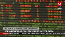 Bolsa Mexicana de Valores sufre su peor caída desde junio de 2020