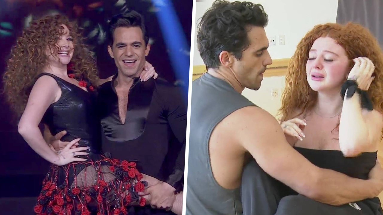 Muchos nervios y una lesión en el primer baile de Briggitte y Luja