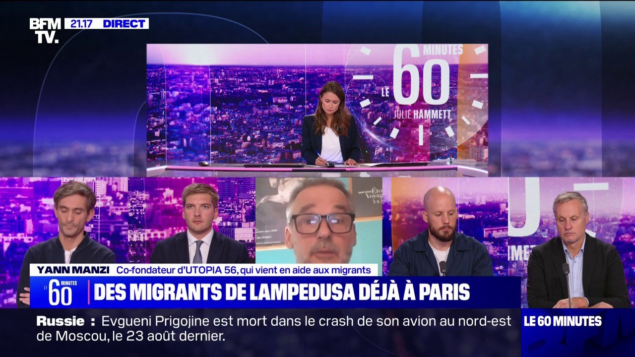 Migrants de Lampedusa à Paris: "La France assume un accueil par le trottoir", dénonce Yann Manzi (co-fondateur d’UTOPIA 56)