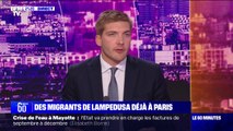 Migrants de Lampedusa à Paris: 