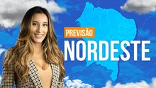 Previsão Nordeste - Chuva moderada no litoral de PE, PB e RN