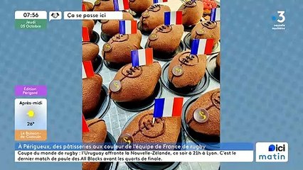 Antoine Girard présente l'Ovalie, sa pâtisserie 100% rugby
