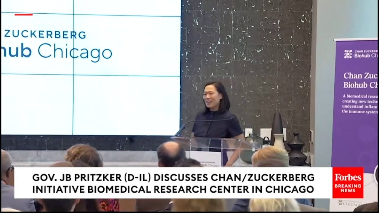 Illinois Gov. JB Pritzker Discusses Chan/Zuckerberg Initiative Biomedical Research Center In Chicago
