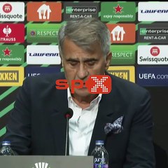 Şenol Güneş: "Sözün bittiği yerdeyiz"