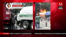 No se reportan lesionados por incendio de camión repartidor de gas: alcaldesa de Tlalpan