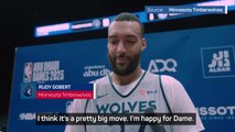 Gobert happy for Lillard after Bucks trade