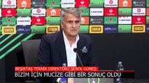 Beşiktaş Teknik Direktörü Şenol Güneş, Lugano maçı sonrası konuştu: