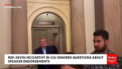 Kevin McCarthy Asked Point Blank: 'Will You Endorse Jordan' For Speaker?