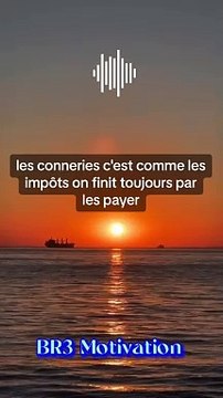 les conneries c'est comme les impôts on finit toujours par les payer #conseils #conseil #motivation #citation #citations
