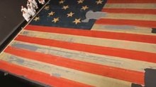 the largest #flag in american