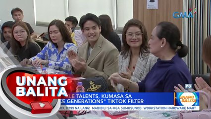 Ilang Sparkle talents, kumasa sa "The Voice Generations" TikTok filter | UB