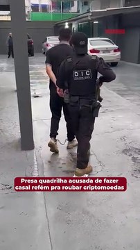 Presa quadrilha acusada de fazer casal refém pra roubar criptomoedas
