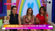 Lyn May aclara su estado de salud tras fuerte caída en una grabación