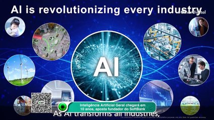 Inteligência Artificial Geral chegará em 10 anos, aposta fundador do SoftBank