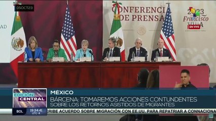 México y EE. UU. celebran diálogo de alto nivel en materia de seguridad