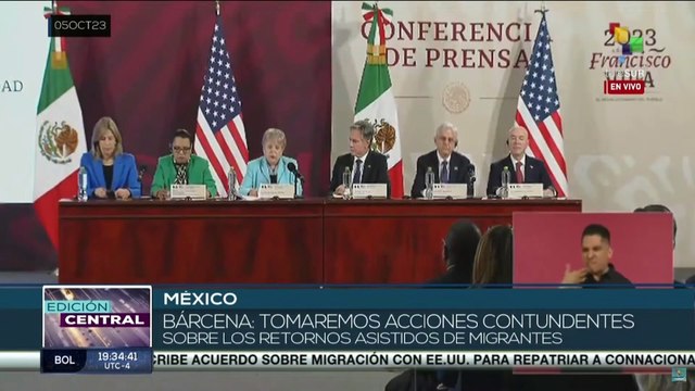 México y EE. UU. celebran diálogo de alto nivel en materia de seguridad