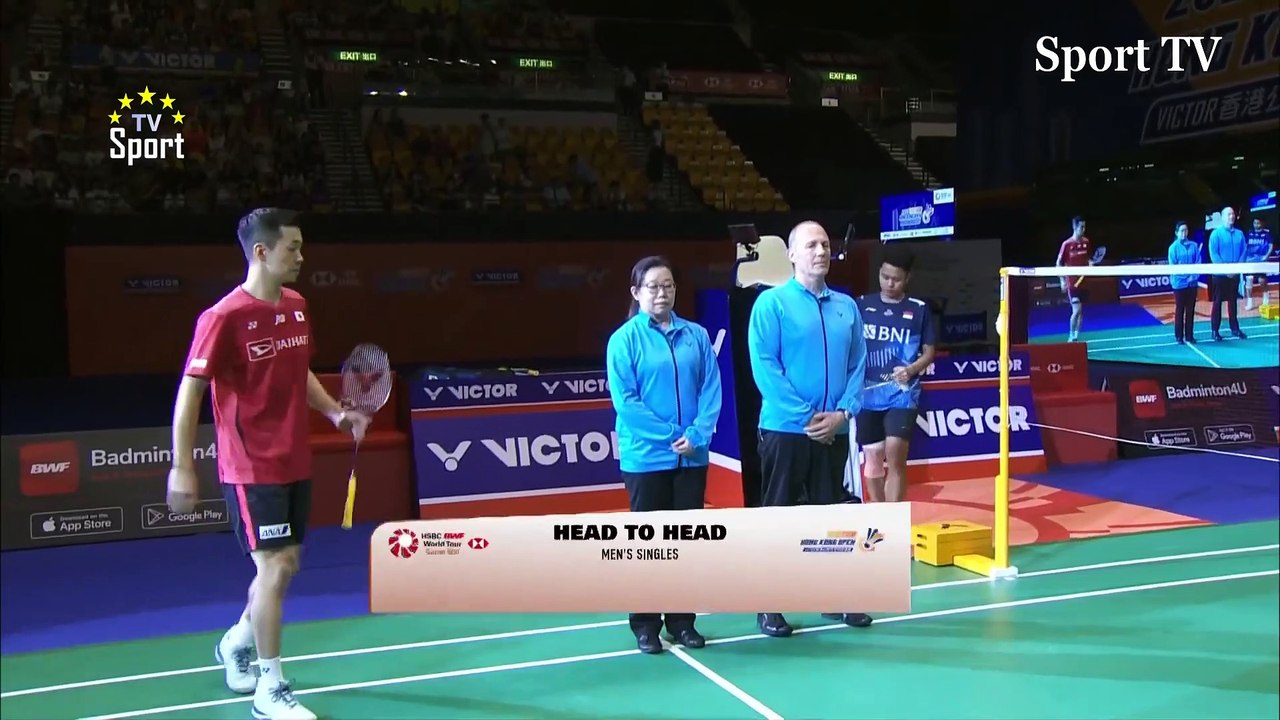 Nishimoto (JPN) vs Ginting (INA) VICTOR Hong Kong Open 2023 (SF)