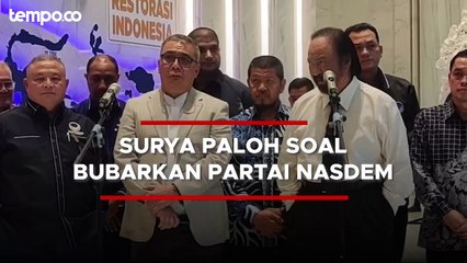 Surya Paloh Disindir soal Partai NasDem Bubar Jika Ada Kader yang Korupsi