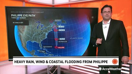 Flash flood risk ramping up in the Northeast due to Tropical Storm Philippe