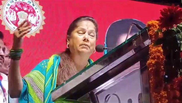 Shivpuri MLA Cabinet Minister Yashodhara Raje Scindia will not contest elections